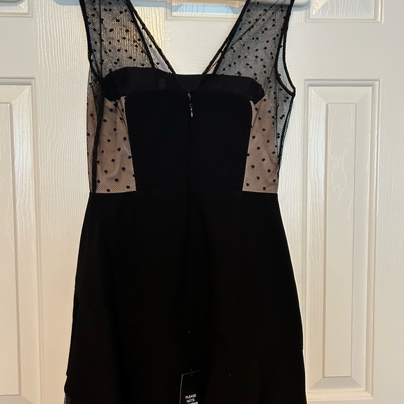 BCBGMAXAZRIA Adriana Asymmetrical Ruffle-Skirt Dress - Picture 1 of 5